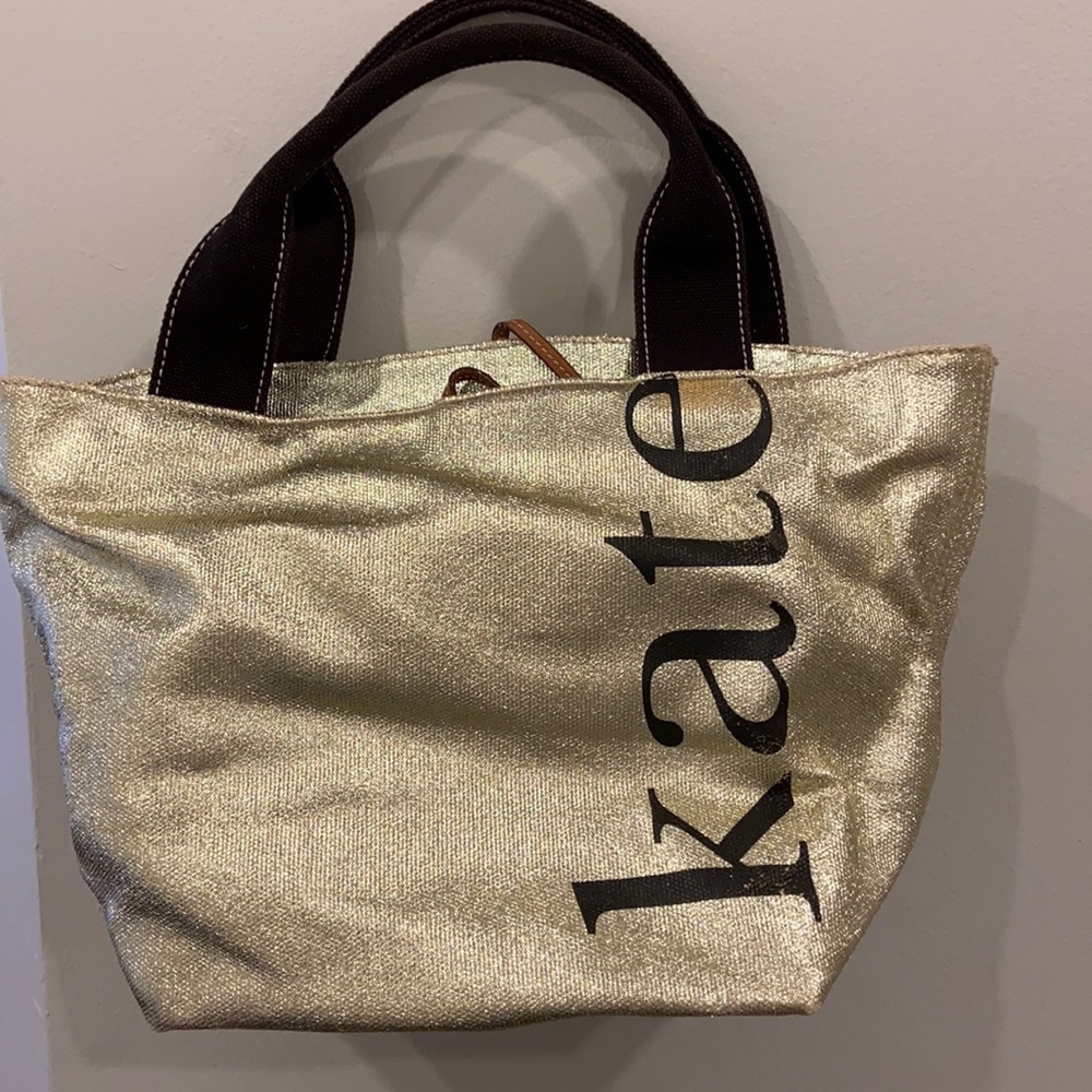 Gold Kate spade mini bag